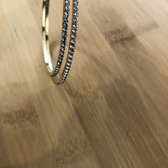 Rhinestone hoops - Picture 4 of 4